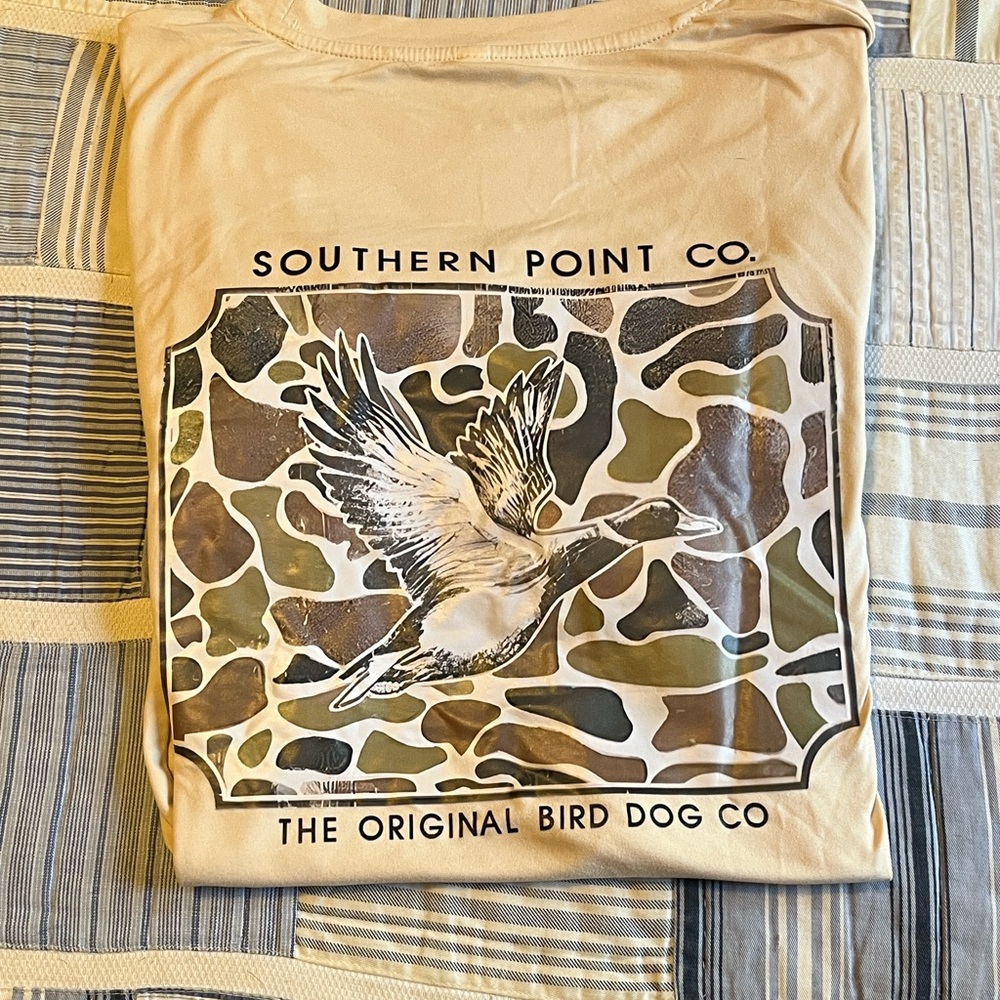 Southern Point Co Tan Graphic Tee